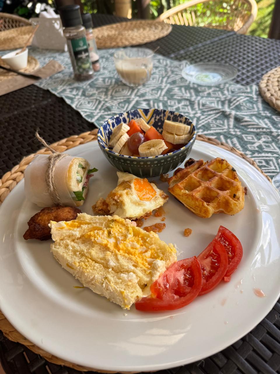 Desayuno IBUKU en tu villa
